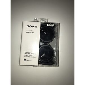 Sony MDR-ZX110 Over the Ear Headphones NEW Black